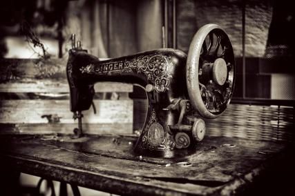 Our Singer vintage sewing machine
